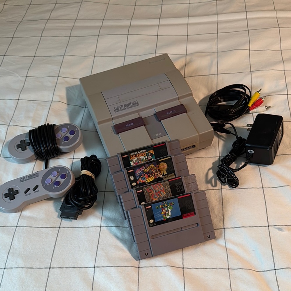 Nintendo Gray Console with Classic Design